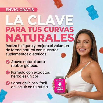 Dúo Gomitas Bearvana- Para Crecimiento de Busto y Glúteo